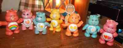 Vintage 1983 1984 Care Bears Poseable Figures Lot Figure Toy Baby Hugs Tugs ++