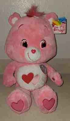 Care Bear Love A Lot Pink Hearts Tummy Stuffed Animal 25
