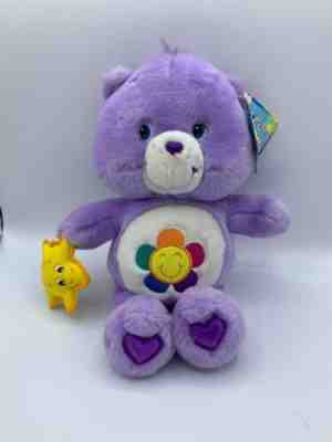 Y2K 2003 Care Bears Harmony Bear w/ Star Plush Stuffed Animal NWT *Read