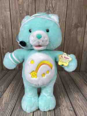 Wish Bear Care Bear 2004 Talking Moving Workout Stuffed Animal Plush Soft Toy