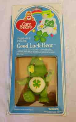 Figurine Care Bear Kenner Good Luck Bear 1984 Original Package