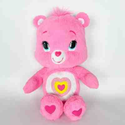 Care Bears Wonderheart Bear Pink Stuffed Plushie Toy 13