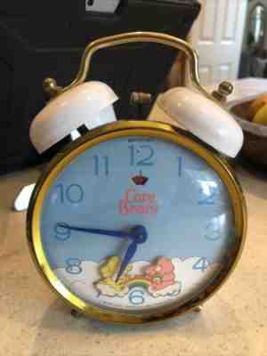 Vintage 1984 American Greetings Bradley Cute Care Bears Alarm Clock Works Great