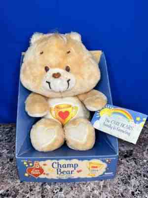 Vintage Kenner 1983 ~ Champ Bear 13â? Plush Toy ( New In Box )