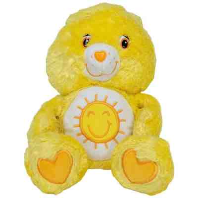 Care Bear Yellow Sunshine Plush 2006 Funshine Soft Stuffed Animal Plushie