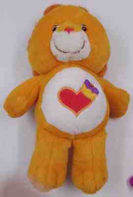 2002 Care Bears Brave Heart Lion Collectable Stuffed Animal Used