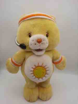Funshine Bear Care Bears Singing Animated Fit â??N Fun Work Out Fitness Plush