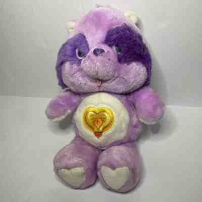 VINTAGE CARE BEAR COUSINS BRIGHT HEART RACOON 12