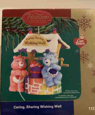 Carlton Cards Care Bears Wishing Well Ornament #112 â?? Heirloom Collection W/box