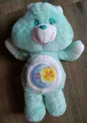 Care Bears Vintage 1983 Bedtime Bear Blue Plush Stuffed Animal Toy 13 Inch