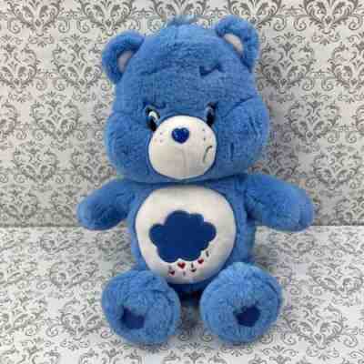 Just Play Care Bears 2015 Blue Grumpy Bear Rainy Cloud Plush Stuffed Bear 15â?