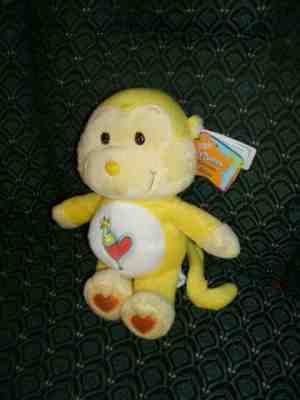 Care Bears Cousins Collector's Ed PLAYFUL HEART MONKEY* 2003 with tags!!