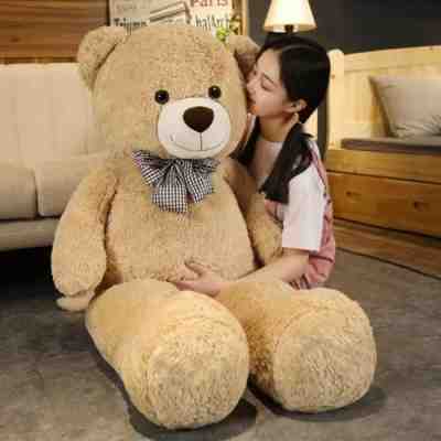 49 inch Giant Brown Huge Teddy Bear Big Stuffed Animal LARGE Soft Plush Toy Kid