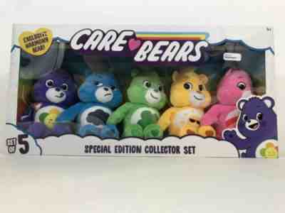 2020 Care Bears Special Edition Collector Set Of 5 Exclusive Harmony Bear Plush
