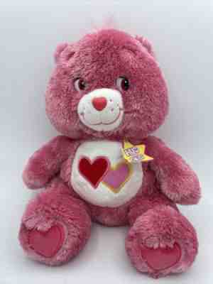 2006 Hug and Sniff Love A Lot Care Bear Pink Hearts With Tag