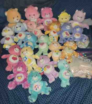 Vintage American Greetings Plush Care Bears Lot! 21 NWT and 2 nets!