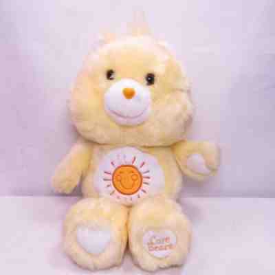 Gund Care Bear Yellow Sunshine Funshine Plush Super Soft Rare Care Bears
