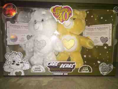 Care Bears 40th Anniversary Crystal Limited Edition (Silver/Gold Double) BNIB