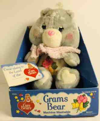 Care Bears Grams Bear NEW IN BOX With Tag Vintage 1984 #61550 Kenner 15