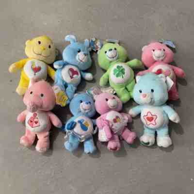 Care Bears Cousins Collector's Edition BUNDLE LOT x8 Good Luck Heart Hugs Tugs