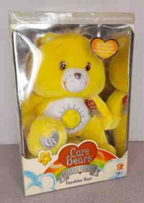 2007 Care Bears Crystal Collection â?? Funshine Bear w/ SWAROVSKI Crystal Eyes NEW