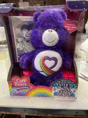 Care Bear Rainbow Heart 35th Anniversary & 25th Anniversary Swarovski Crystal