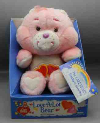 1985 vintage Kenner LOVE A LOT BEAR Care Bears plush toy doll MIB mip cute pink!