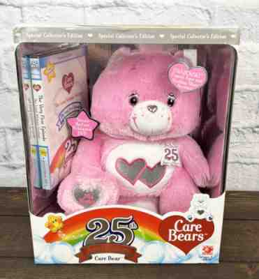 2007 Care Bears 25th Anniversary SWAROVSKI Love-a-Lot w/ Never Released DVD NEW