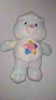 RARE 2004 Talking Care Bears True Heart Bear 13â? Tie Dye Plush TESTED WORKING