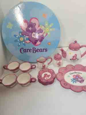 Care Bears Tea Set - Brass Key Keepsakes 12 Pc Set w/ Cups, Saucers, Platter