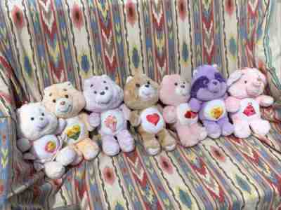 vintage lot of 7 carebears and cousins 1983 kenner collection