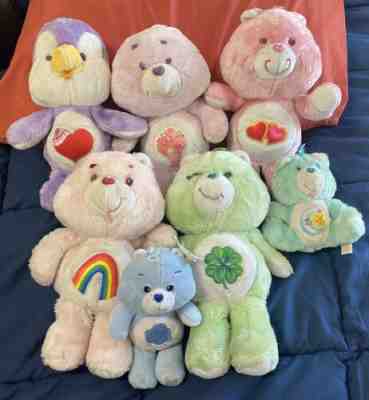 Huge lot of Vintage 1980â??s CARE BEAR Dolls Plush Care Bears & Cousins