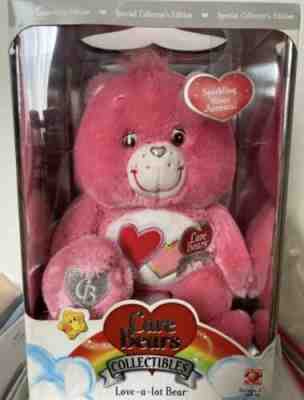 Care Bear Love A Lot Bear Collectibles Plush Pink New