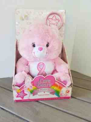 Rare Pink Power Care Bear 25th Anniversary Breast Cancer Awareness Limited ED