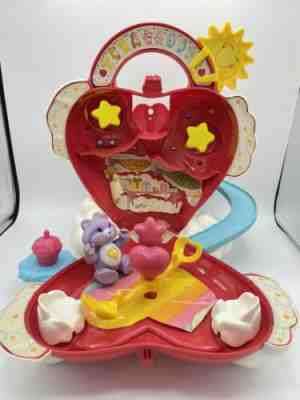 Vintage CARE BEARS CARE-A-LOT PLAYSET Slide Swing And More