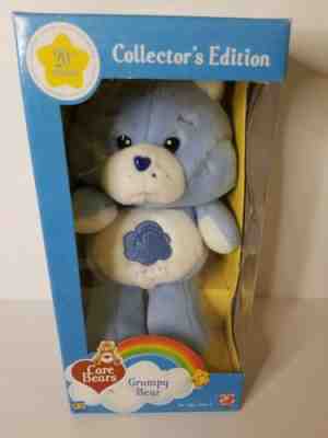 GRUMPY CARE BEAR 20th Anniversary Collector's Edition NEW IN BOX NIB Plush