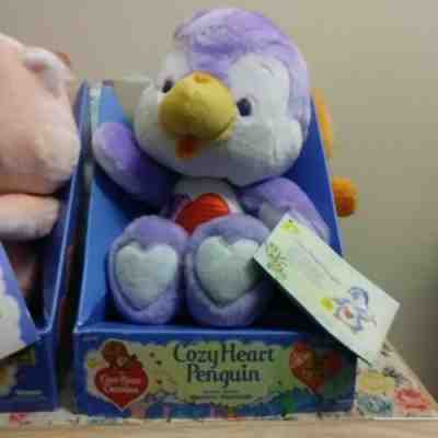 Care Bears Cozy Heart Penguin Vintage Kenner Boxed Mint