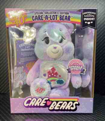 Care Bears Special Collectors Edition Care A Lot 40th Anniversary Bear