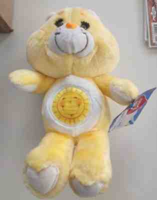 Vintage Kenner 1984 Care Bears Funshine Bear Plush 13in Tall Tags New