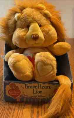Vintage Kenner 1984 Care Bear Cousins BRAVE HEART Lion In Box Excellent