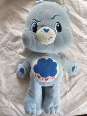 Rare! Vintage Jumbo Frowning Grumpy Bear W/bonus Purple Lollipop Bear