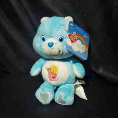 RARE 2004 Care Bears Blue Surprise Bear Plush Carlton Cards 8