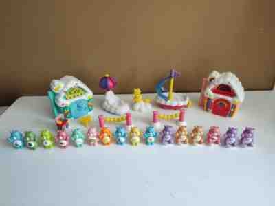 Vintage 2003 Care Bears Playset 25 pieces plastic welcome bedtime bear...
