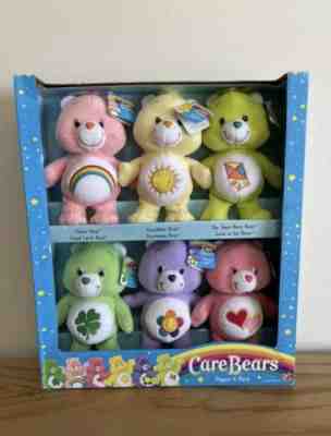 Care Bear Plush 6 Pack 2004 NIB