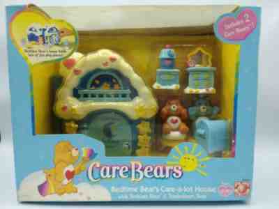 2003 Care Bears Playset: Bedtime Bear's Care-a-lot House 8-Piece 31040 New