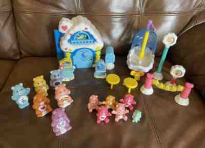 Bedtime Bear's Care-a-lot House Care Bears Playset Complete 2003 Boat Extras