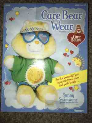 Care Bear Wear sunny swimwear Kenner 1983, 1984, 1985 New Unopened
