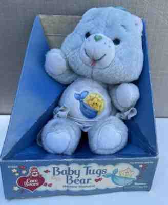 Vintage Kenner Care Bear Baby Tugs Bear Stuffed Plush w/Box 1983