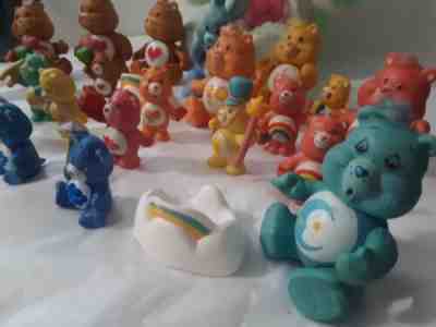Vintage Care Bears Bear Toys JOINTED COUSIN RARE SETS lot of color bear cloud +