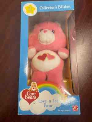 NEW 2003 20TH ANNIVERSARY COLLECTOR'S EDITION CARE BEARS LOVE-A-LOT BEAR - RARE